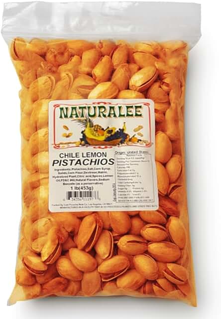 Naturalee Pistachios - Chile Lemon Flavored, 1 lb bag