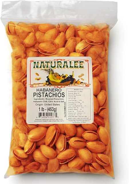 Naturalee Pistachios - Habanero Flavored, 1 lb bag