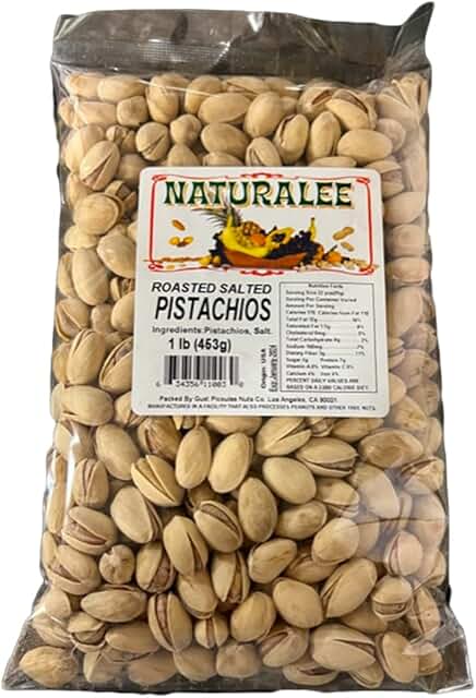 Naturalee Pistachios - Roasted and Salted, 1 lb bag